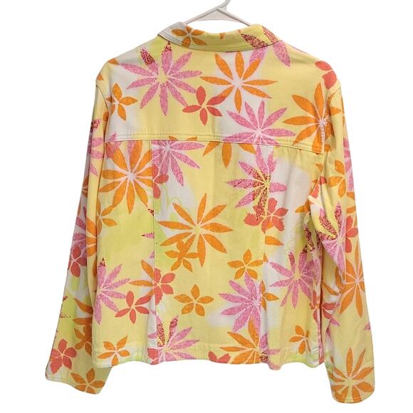 Coldwater Creek Women's Spring/Summer/Fall Floral Jacket/Blazer Size M - Picture 2 of 9